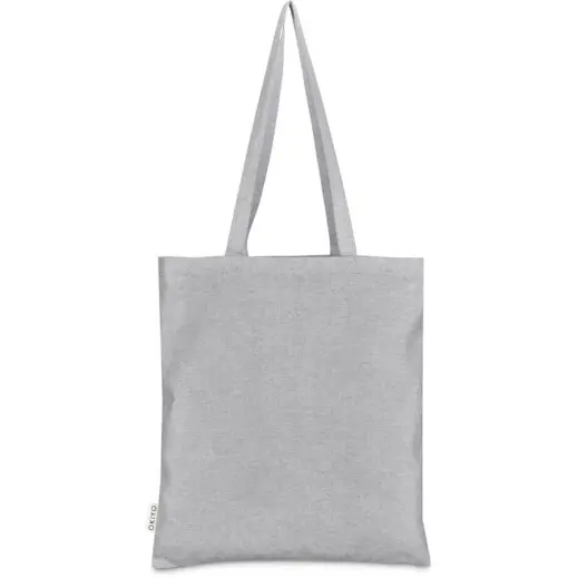 Okiyo Sakiori Recycled Cotton Shopper Grey Front